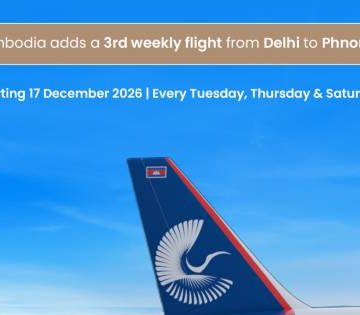 Air Cambodia Expands Delhi–Cambodia Connectivity with Third Weekly Frequency